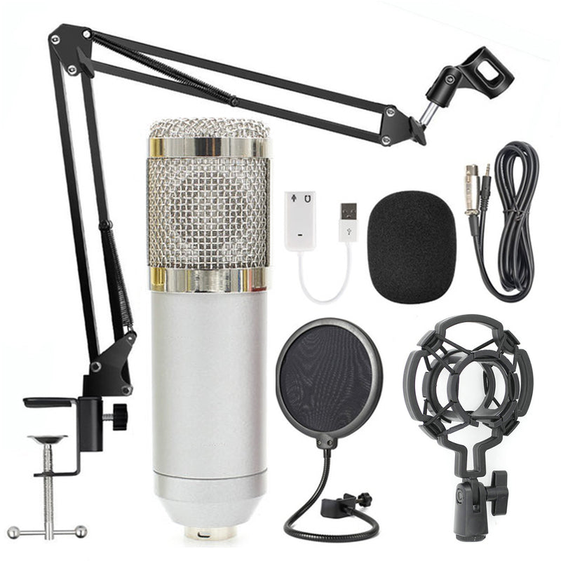 "BM-800 Profi Mikrofonständer Set mit Super Shock Membran & Hochtemperatur-Sprüh-Technologie"