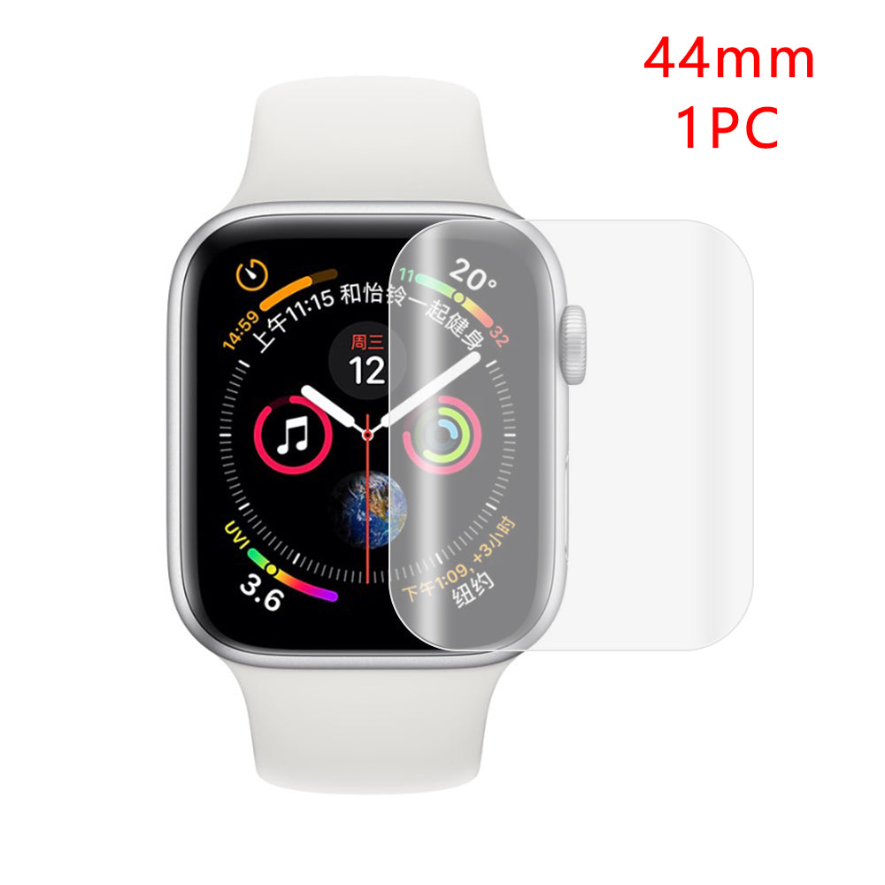 "Premium Hydrogel Schutzfolie für Apple Watch Serie 4/32 1 - Kratzfest, Wasser-/Ölresistent und Einfache Installation"