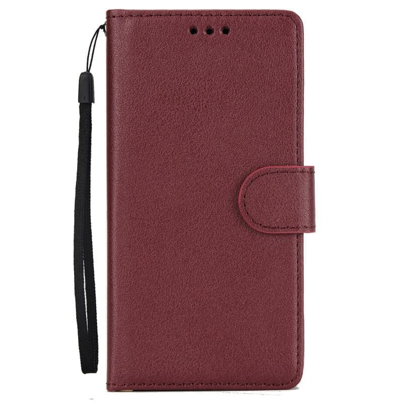 Crazy Horse pattern mobile phone leather case