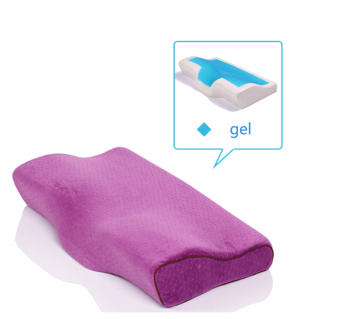 "Komfortables Gel-Kissen aus Silikon Memory-Schaum - Verschiedene Farben & Modelle, 50x30x10cm"