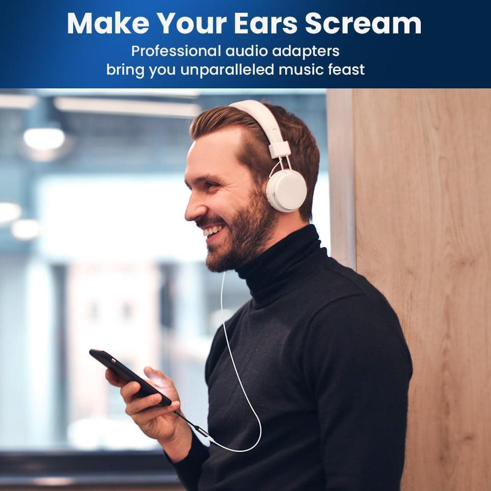 8 Pin To 3.5mm Jack AUX Cable  -Für Appel oder USB-C