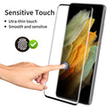 "Samsung Galaxy S21 Ultra 5G Gehärtetes Glas - HD 3D Vollbildschutz, Kratzfest, Fingerabdruckfrei, Automatische Reparatur"