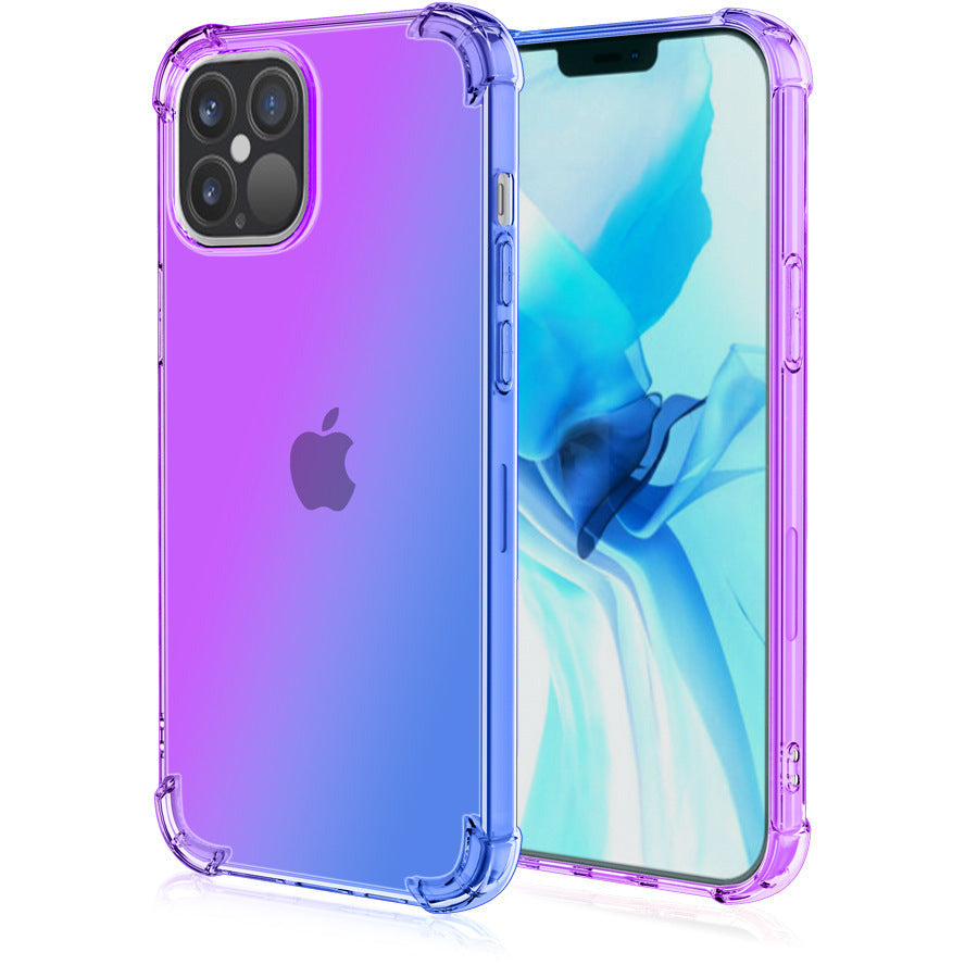 Quadrangle Drop Proof Schutzhülle mit Farbverlauf für iPhone 12 – Stoßfest & Stylisch