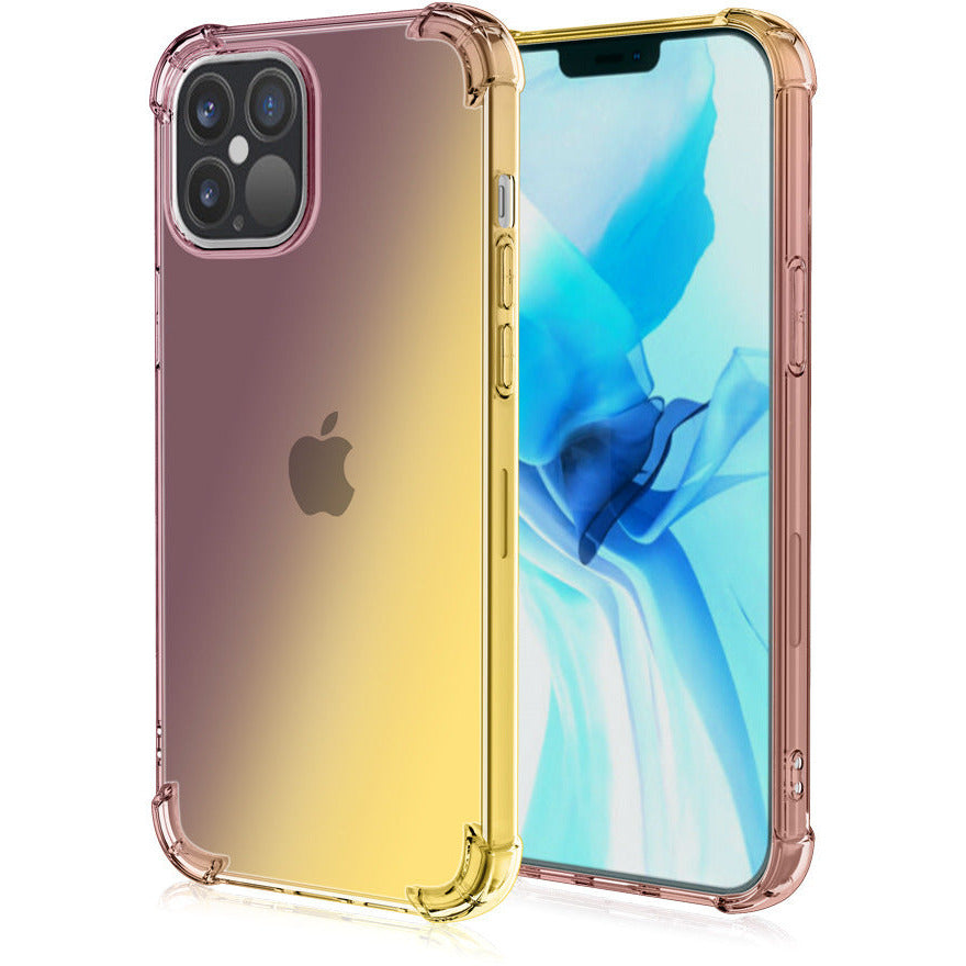 Quadrangle Drop Proof Schutzhülle mit Farbverlauf für iPhone 12 – Stoßfest & Stylisch