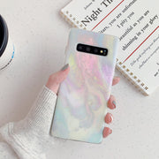 "Gradient Frosted Korallen Marmor Muster Handyhülle - Einfache Weiche Schutzhülle für Samsung"