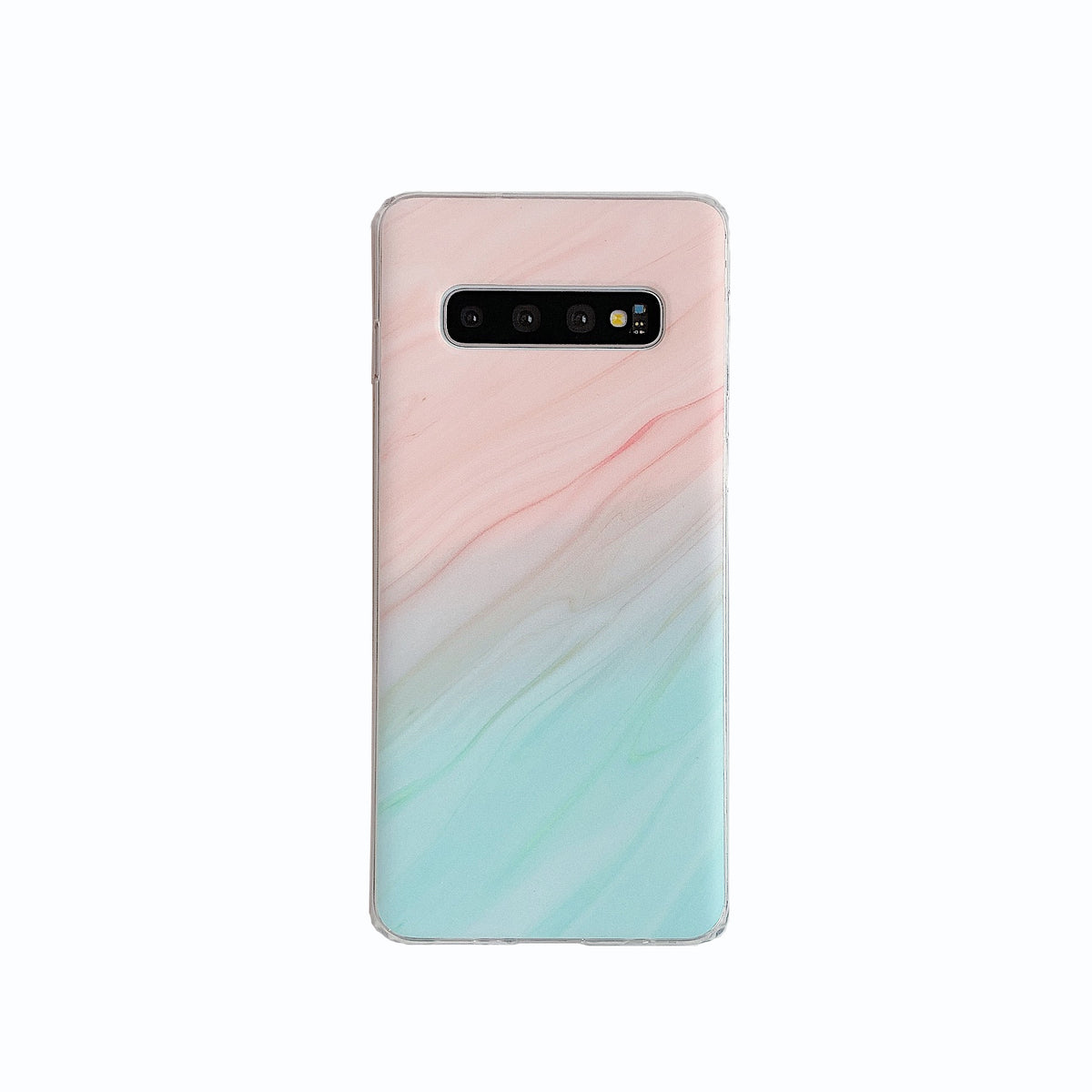 "Gradient Frosted Korallen Marmor Muster Handyhülle - Einfache Weiche Schutzhülle für Samsung"