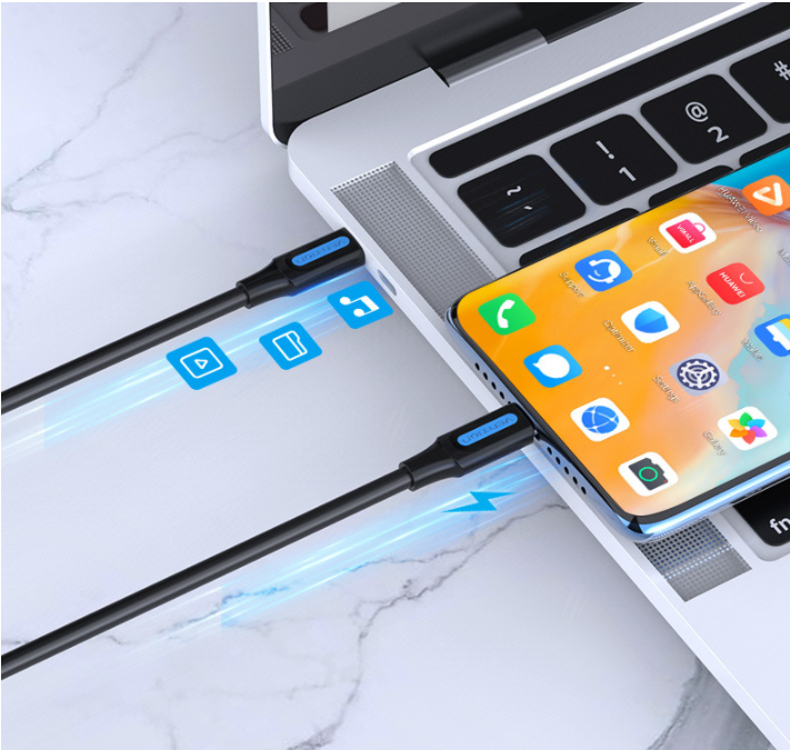 "Vention USB Type C Kabel - Zuverlässige, schnelle Datenübertragung und Ladevorgang für Android-Geräte"