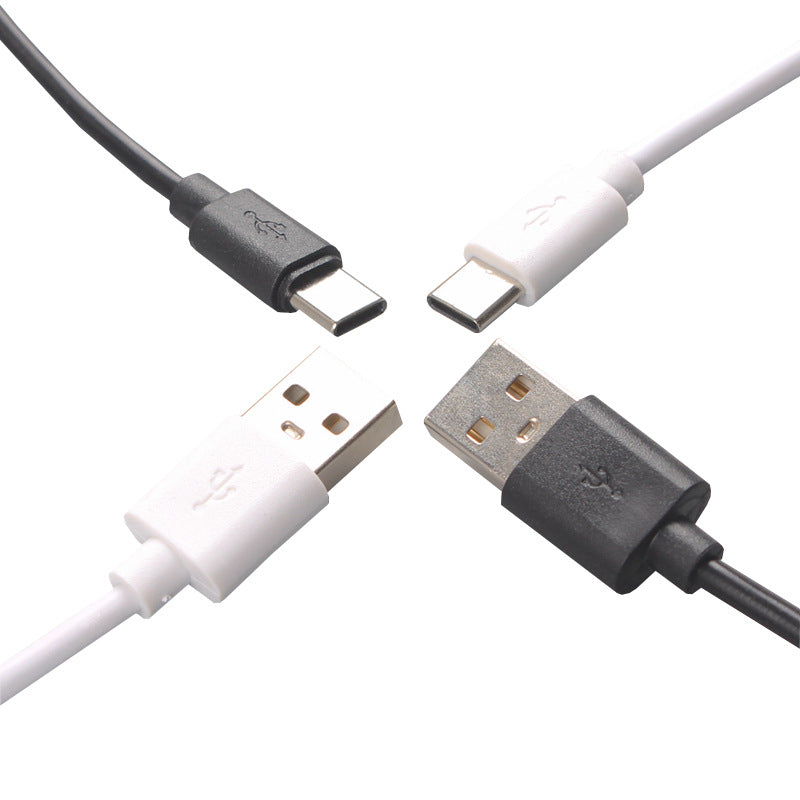 USB C Ladekabel 1m Schwarz für Samsung,Huawei,Xiaomi