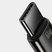 "Baseus USB-C Kabel 5A 6A 66W: Schnellladefunktion, Langlebig und Zuverlässig für Android-Geräte"