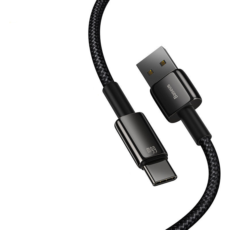 "Baseus USB-C Kabel 5A 6A 66W: Schnellladefunktion, Langlebig und Zuverlässig für Android-Geräte"