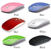 "2,4G Kabellose Slim Maus - Ergonomisches Design, Optische Tracking-Technologie, USB Empfänger, Energieeffizient"