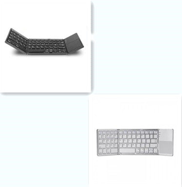"Hochleistungs-Faltbare Bluetooth Tastatur - Wiederaufladbar, Langlebig, 15m Reichweite"
