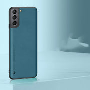 "Luxus PU-Leder Handyhülle, Rückseitenschutz für Samsung S21 Serie, Industriedesign-Patent"