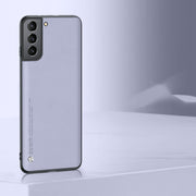 "Luxus PU-Leder Handyhülle, Rückseitenschutz für Samsung S21 Serie, Industriedesign-Patent"