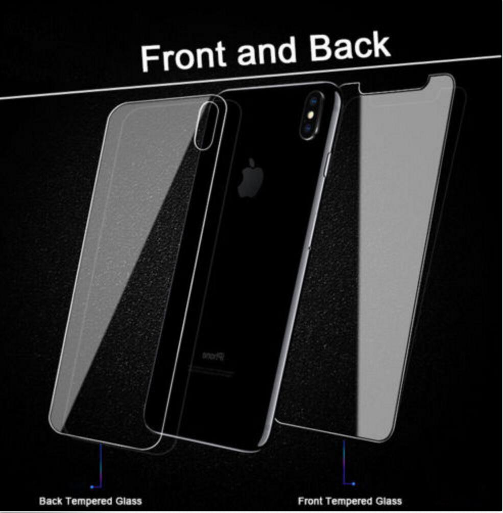 "Premium Gehärtetem Glas Bildschirmschutz, Kompatibel mit iPhone 11/12 und Ältere Modelle - HD Klarheit, Front & Rückseite"