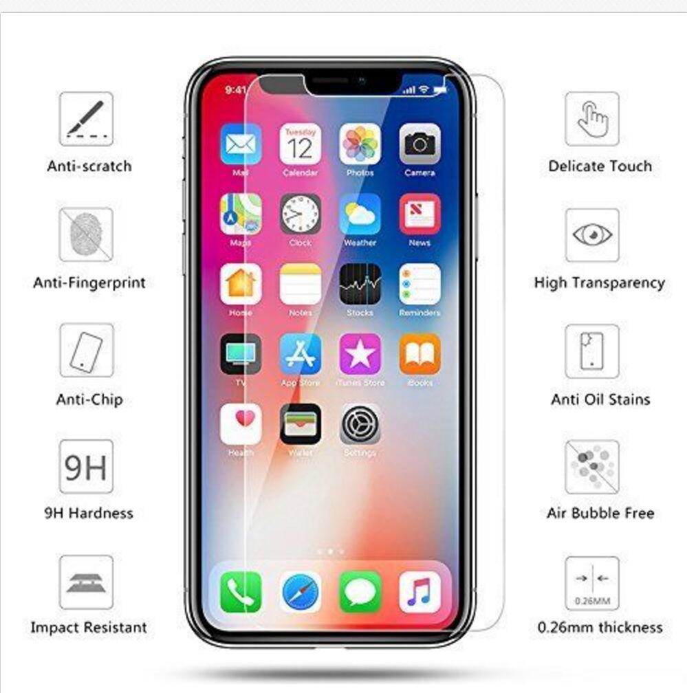 "Premium Gehärtetem Glas Bildschirmschutz, Kompatibel mit iPhone 11/12 und Ältere Modelle - HD Klarheit, Front & Rückseite"