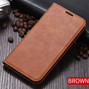 Elegante Anti-Drop Leder Flip-Case Schutzhülle für Apple 12