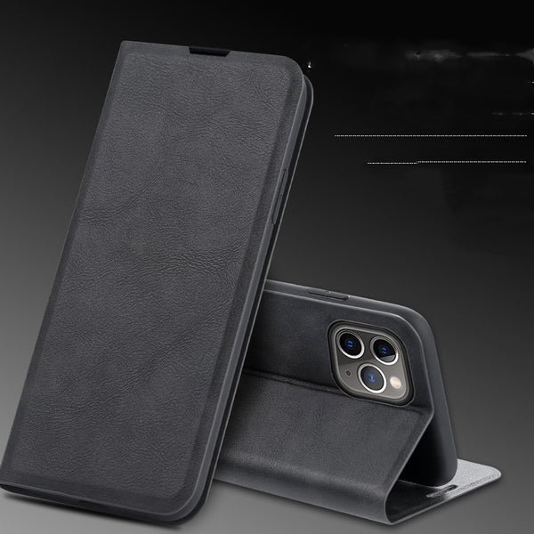 Elegante Anti-Drop Leder Flip-Case Schutzhülle für Apple 12
