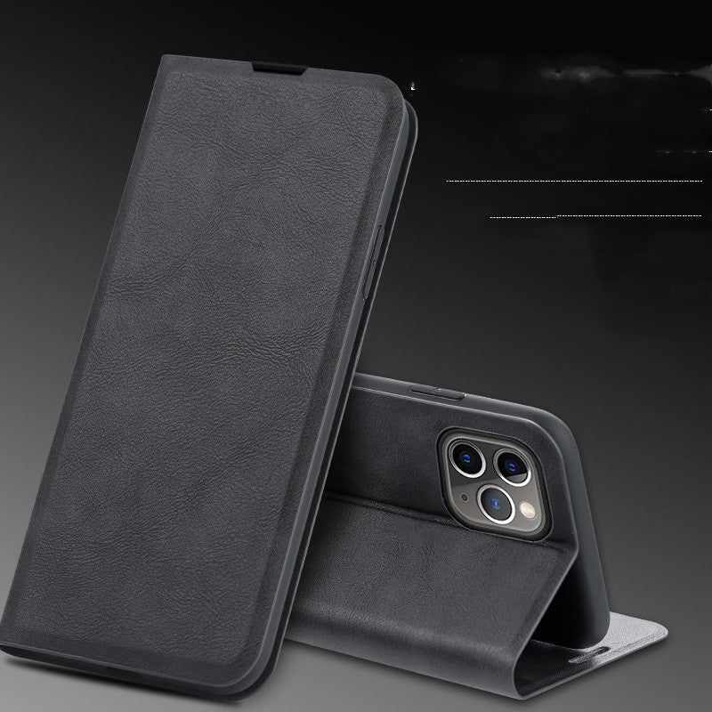 Elegante Anti-Drop Leder Flip-Case Schutzhülle für Apple 12