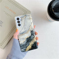 "Schützende Soft-Shell Handyhülle mit Marmor-Elektroplattierung, TPU Material, Einfacher Stil"