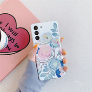 "Blumen Laser Handyhülle - Schützende TPU Rückseite für Apple & Samsung Modelle"