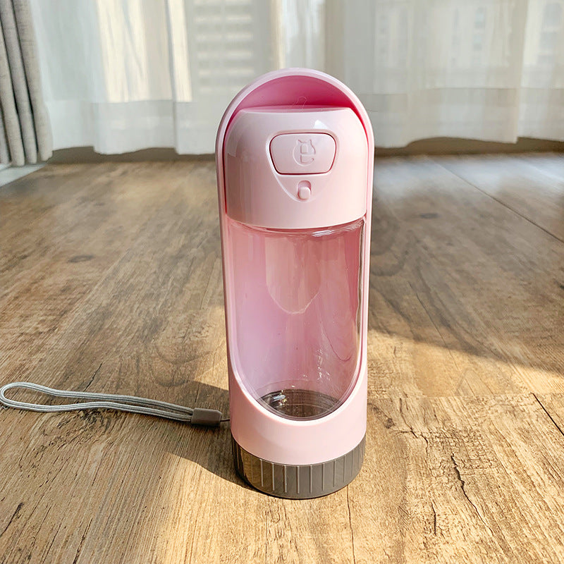 "Tragbarer Haustier-Reisebecher Kleine One in Rosa/Blau/Grün/Apricot, 300ml Fassungsvermögen, ABS Kunststoff"