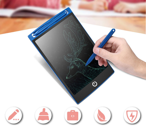 "Hochwertiges LCD-Tablet mit drucksensitiver Schreibfläche und Löschknopf - CE, EMC, FCC, RoHS Zertifiziert"