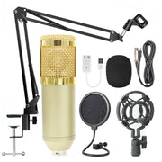 "BM-800 Profi Mikrofonständer Set mit Super Shock Membran & Hochtemperatur-Sprüh-Technologie"
