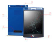 "Hochwertiges LCD-Tablet mit drucksensitiver Schreibfläche und Löschknopf - CE, EMC, FCC, RoHS Zertifiziert"