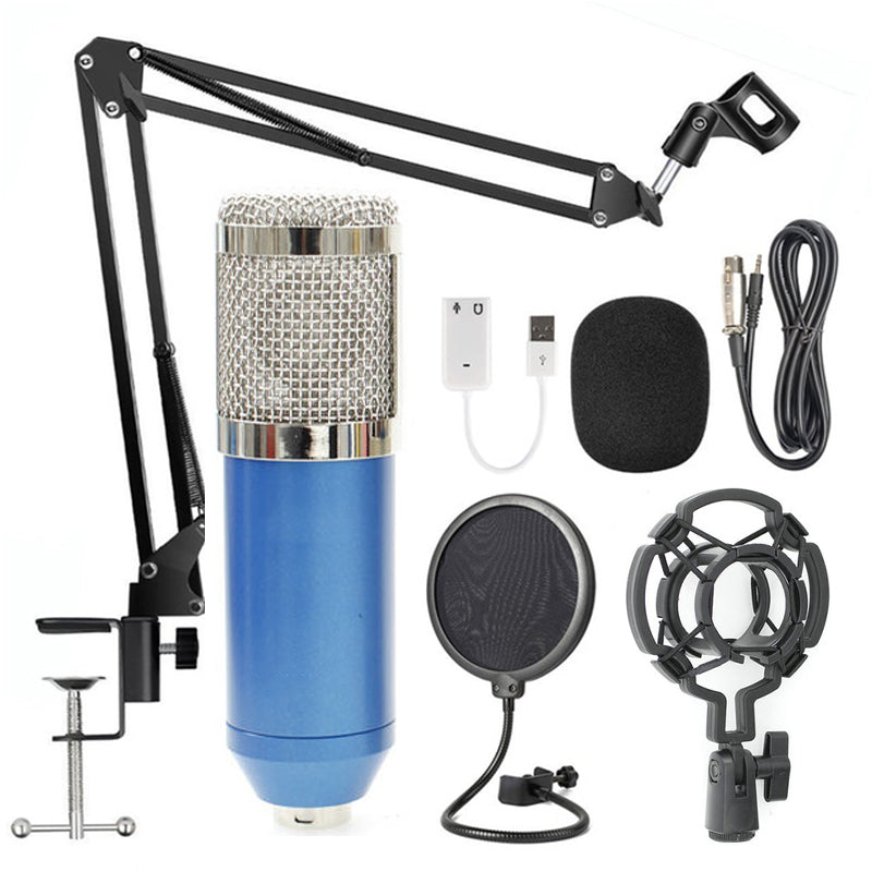 "BM-800 Profi Mikrofonständer Set mit Super Shock Membran & Hochtemperatur-Sprüh-Technologie"
