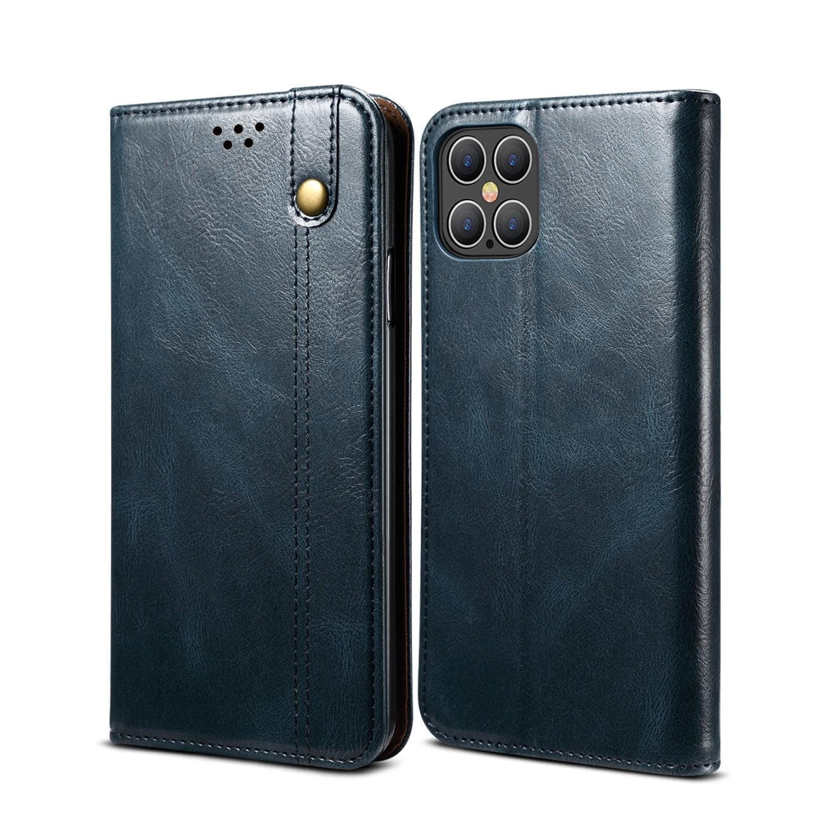Elegante Leder-Handytasche mit Kartenfach für iPhone & Samsung