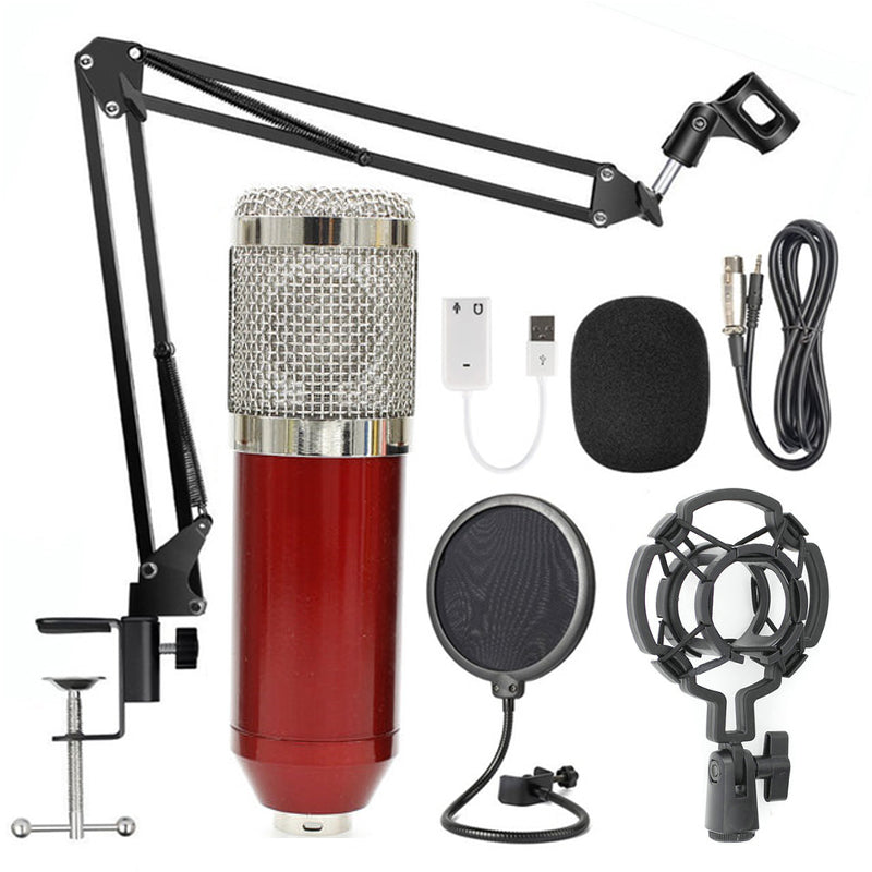 "BM-800 Profi Mikrofonständer Set mit Super Shock Membran & Hochtemperatur-Sprüh-Technologie"
