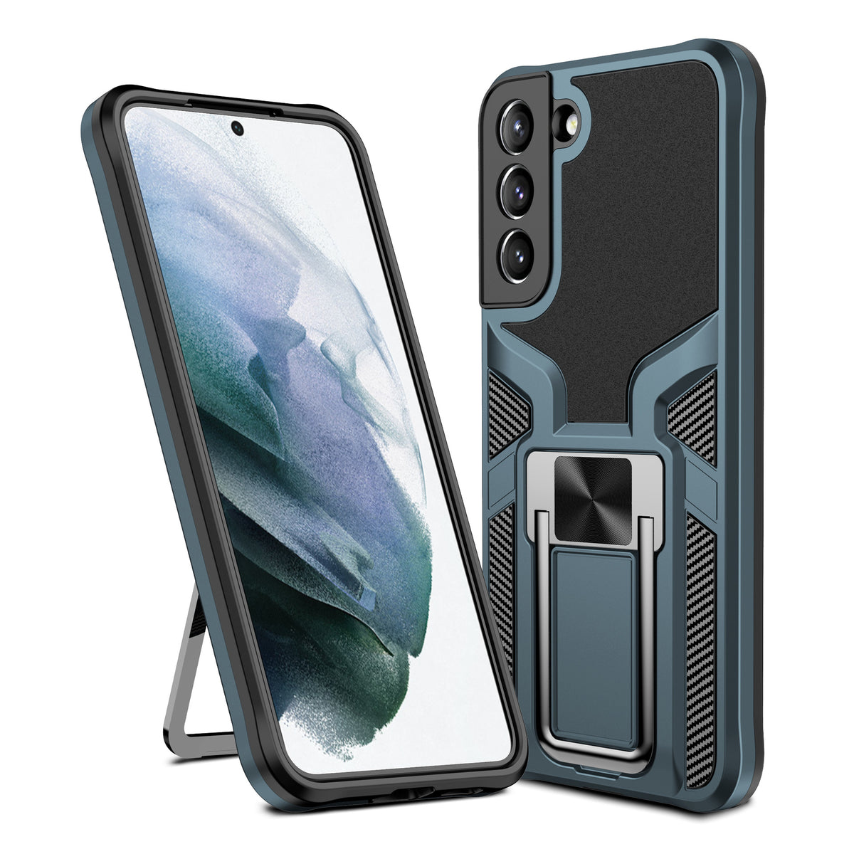 "Robuste TPU-Metall Smartphone Hülle - Magnetische Anziehung & Optimaler Schutz für Samsung Modelle"