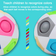 "Robustes, Hochelastisches Regenbogen-Ball-Puzzle - Perfektes Lernspielzeug zur Verbesserung von Gedächtnis & Fähigkeiten"