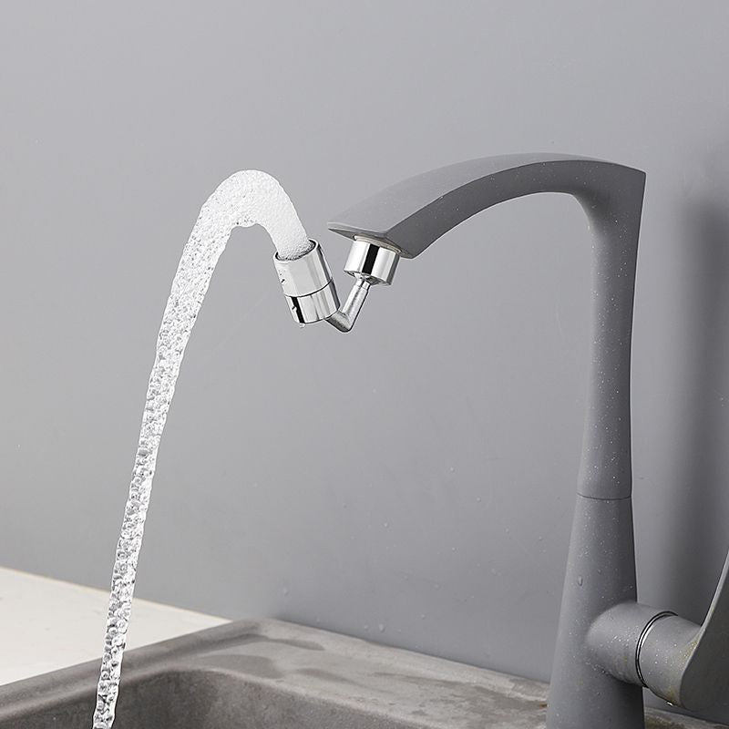 "Universal Verstellbare 360° Drehbare Wasserhahnverlängerung - Spritzwassergeschützt, Multifunktional, 720° Abwärtsrotation mit Doppelkopf, Korrosionsbeständig"