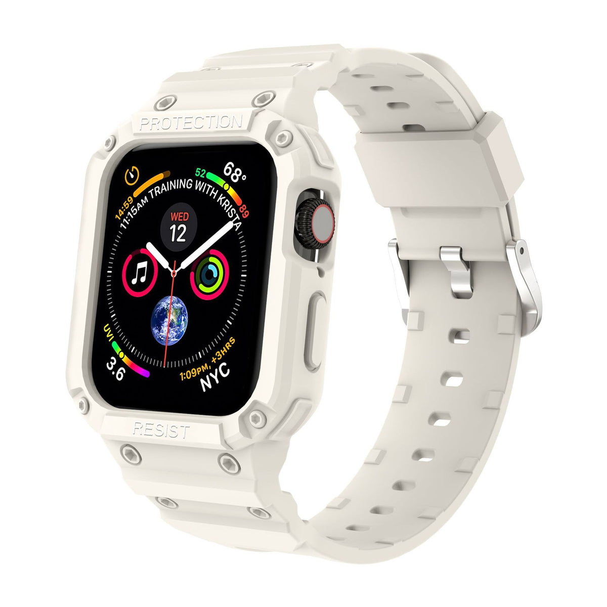 "Kompatible Smartwatch Serie 8, Nicht-Apple Marke, Passend für Alle iPhone Modelle, Leichtgewicht TPU Material"
