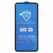 "Premium gehärtetes Glas Handy Schutzfilm - Kratzfest, Anti-Reflex, Anti-Fingerabdruck - Kompatibel mit iPhone Modellen - 10D Schwarz & Weiß"