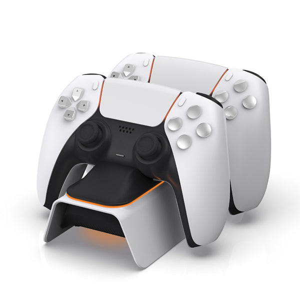 "PS5 Dual-Ladegerät für Gamepads - Kabelloses, Hochwertiges ABS-Material, Für Einsteiger bis Hardcore-Level"