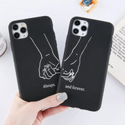 "Immer und Ewig iPhone Hülle - Europäisch-Amerikanischer Stil, Kompatibel mit iPhone 12 und 11, Silikon Schutzgehäuse"