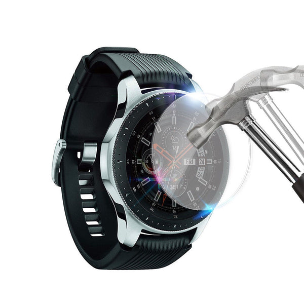 "Explosionssicherer und Fingerabdruckfester Displayschutz aus gehärtetem Glas für Samsung Galaxy Watch 42mm & 46mm"