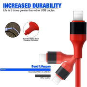 "Universelles 2M HDMI TV AV Adapterkabel, Kompatibel mit Apple iPhone 5 6 6S 7 7 Plus, USB 1080P, Unterstützt Aufladung und 4K x 2K @30Hz Auflösung"