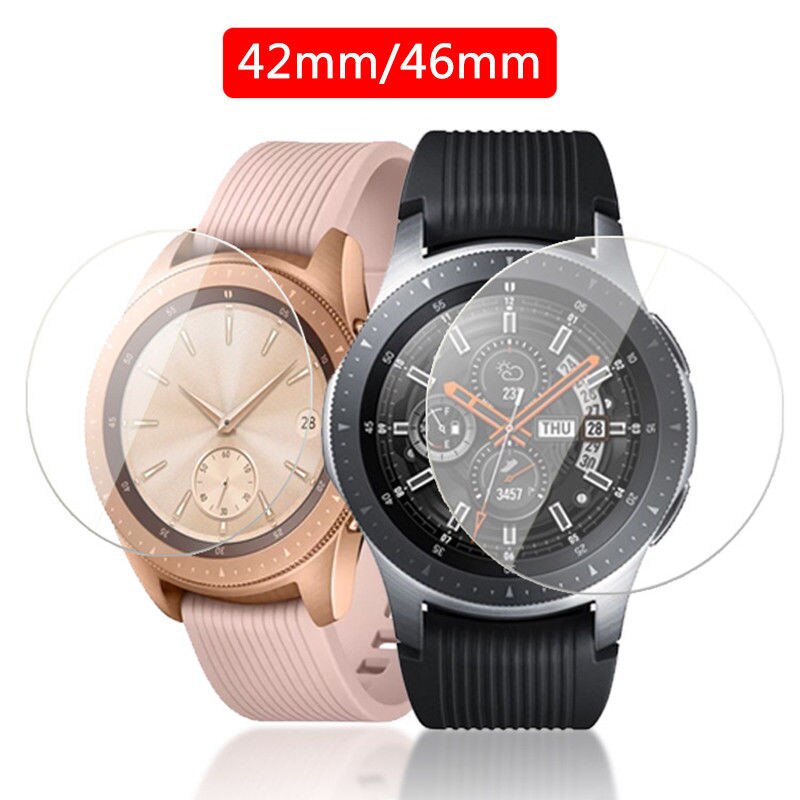 "Explosionssicherer und Fingerabdruckfester Displayschutz aus gehärtetem Glas für Samsung Galaxy Watch 42mm & 46mm"