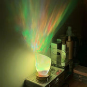 "Moderne und Einfache Acryl-Metall Tischlampe mit Wasserwellen-Atmosphäre, Drei Farben Steckertyp, Spannung ≤ 36V"
