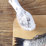 "Praktischer Fischschuppenentferner: Schnelle und saubere Küchenhelfer mit Deckel, handlich & hygienisch, ideal für das tägliche Kochen - Lebensmittelecht AS und ABS"