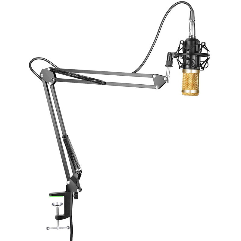 "BM-800 Profi Mikrofonständer Set mit Super Shock Membran & Hochtemperatur-Sprüh-Technologie"