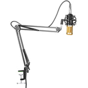 "BM-800 Profi Mikrofonständer Set mit Super Shock Membran & Hochtemperatur-Sprüh-Technologie"