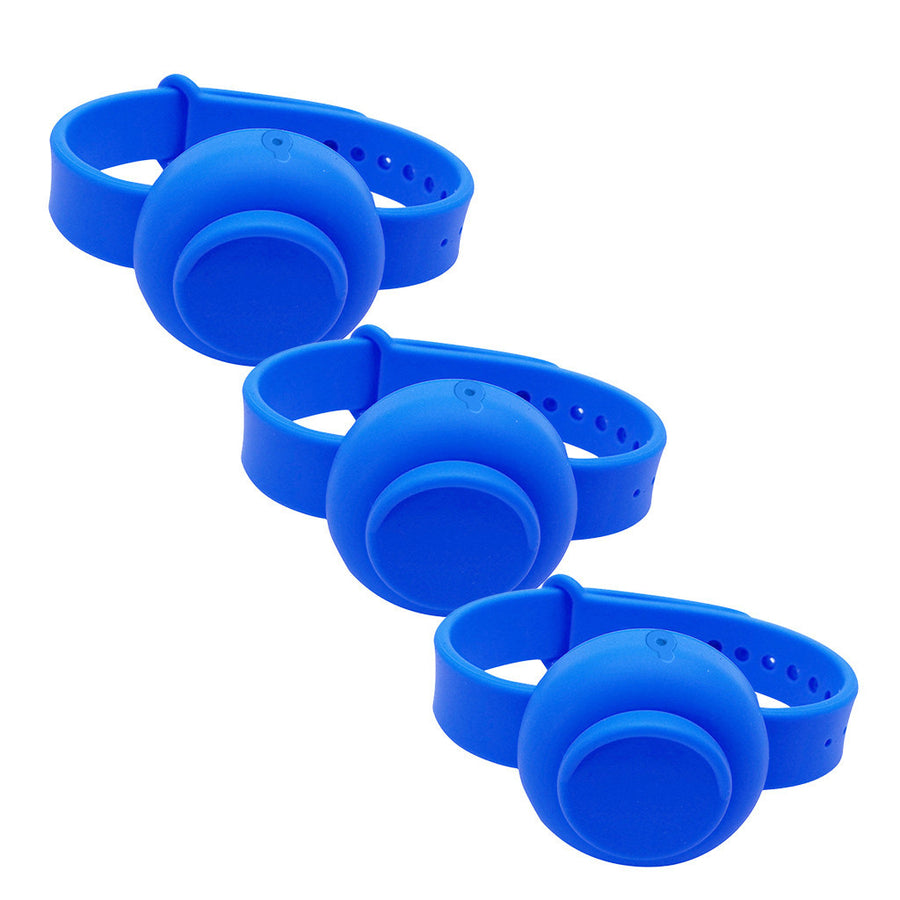 "Unisex Silikon Desinfektionsmittel Armband in Verschiedenen Farben - Einfach & Rund"