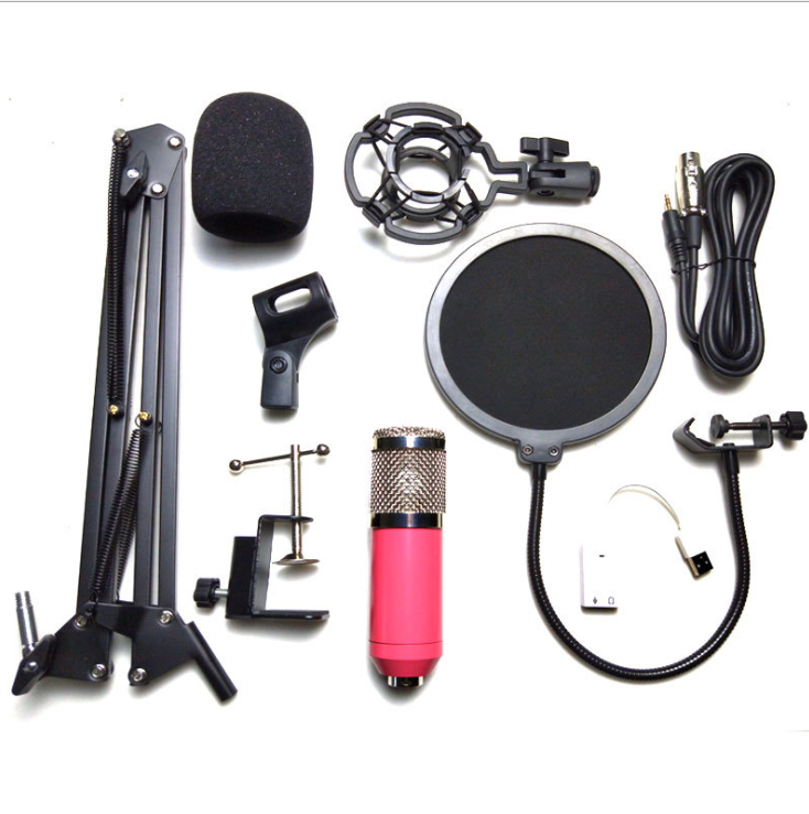 "BM-800 Profi Mikrofonständer Set mit Super Shock Membran & Hochtemperatur-Sprüh-Technologie"