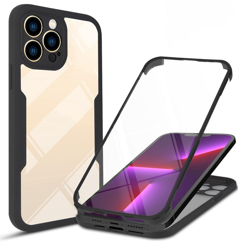 "Premium TPU Vollschutz Handyhülle in 360 Qicai-Farben für diverse iPhone Modelle"