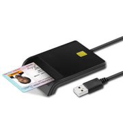 "DM-HC65 USB Smart Card Reader - Universalles Lesegerät für Bank-, SIM- und ID-Karten, Unterstützt Windows & Mac"